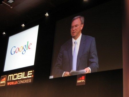 Mobile World Congress - Keynote by Eric Schmidt